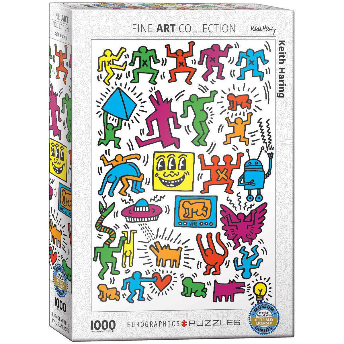 Keith Haring Collage 1000 Piece Jigsaw Puzzle Eurographics Puzzle Merchant