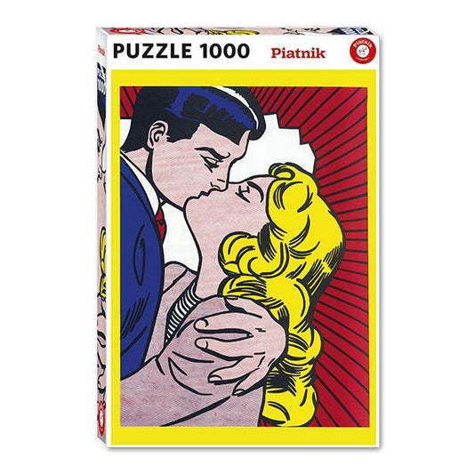 Kiss III by Lichtenstein 1000 Piece Jigsaw Puzzle Piatnik Puzzle Merchant