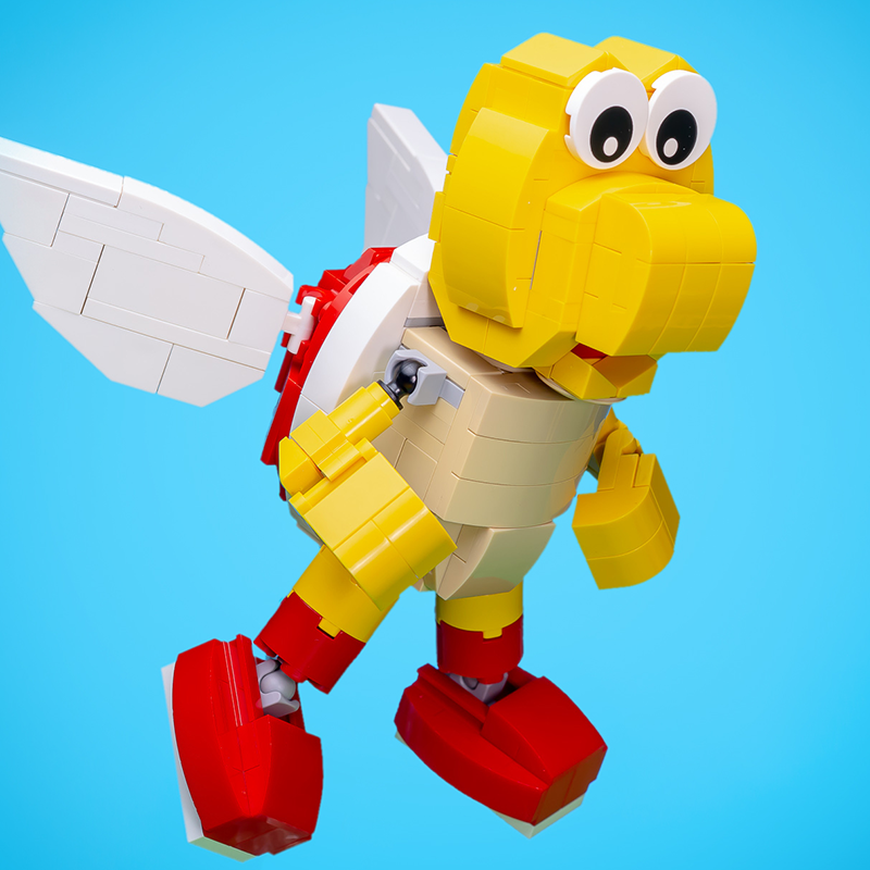 Custom Flying Turtle Trooper made using LEGO parts B3 Customs