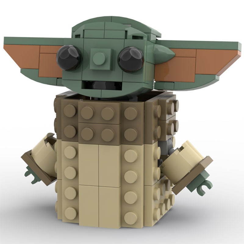 The Child - Baby Yoda Star Wars Mandalorian Set [CUSTOM MOC] made using LEGO parts B3 Customs