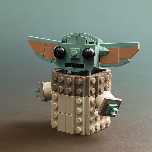 The Child - Baby Yoda Star Wars Mandalorian Set [CUSTOM MOC] made using LEGO parts B3 Customs