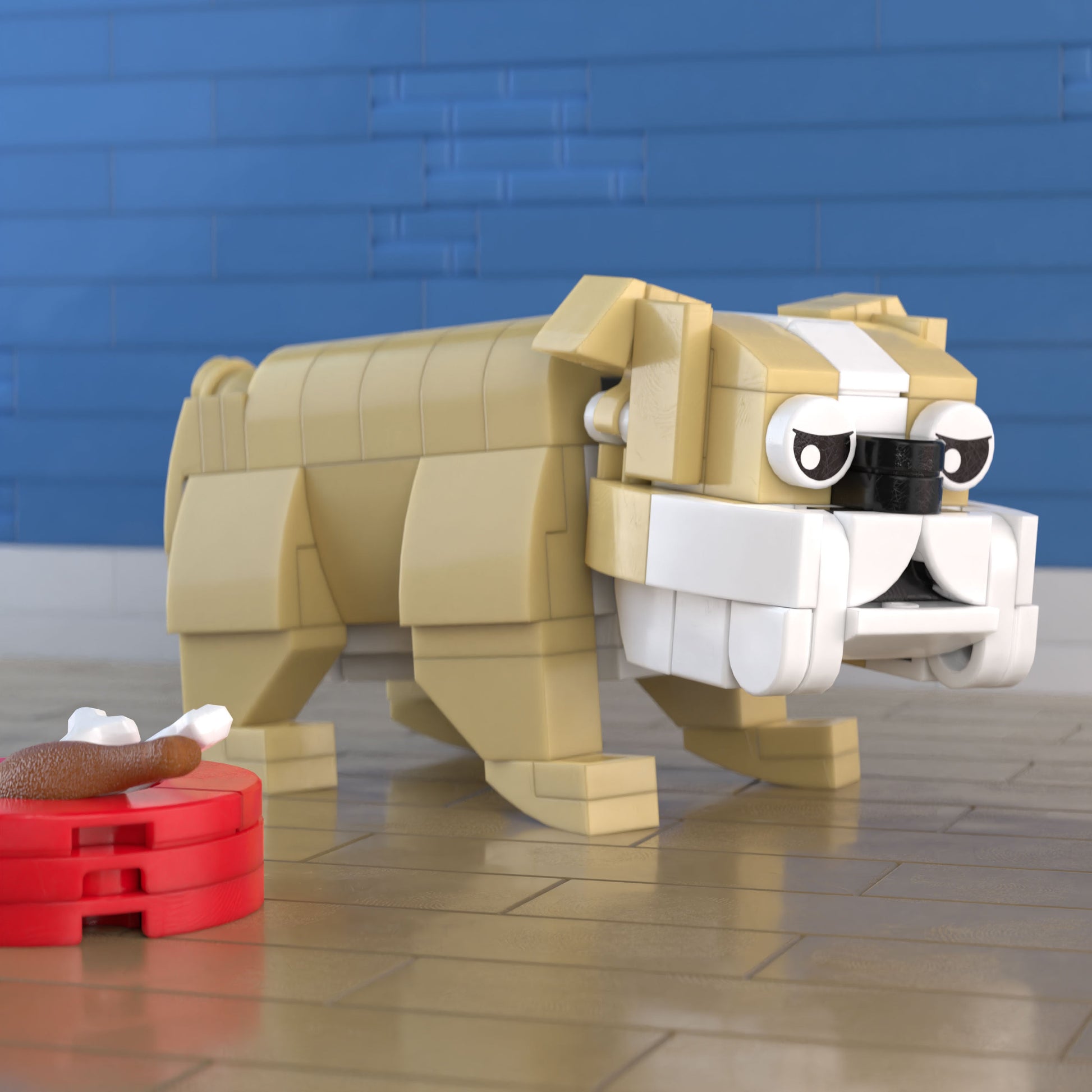 Bulldog - B3 Customs Building Set made using LEGO parts B3 Customs