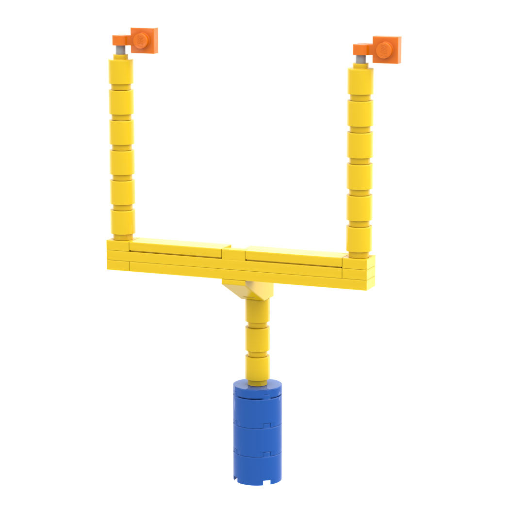 Football Field Goal Post made using LEGO parts B3 Customs