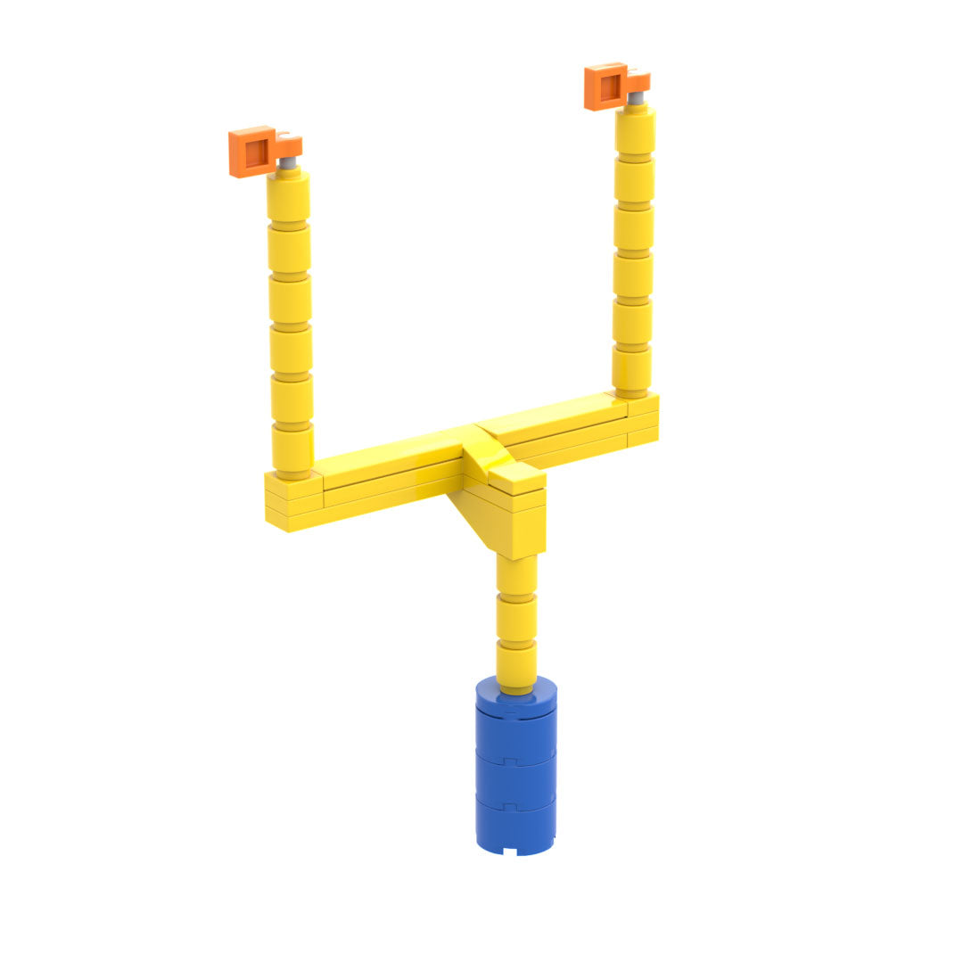 Football Field Goal Post made using LEGO parts B3 Customs