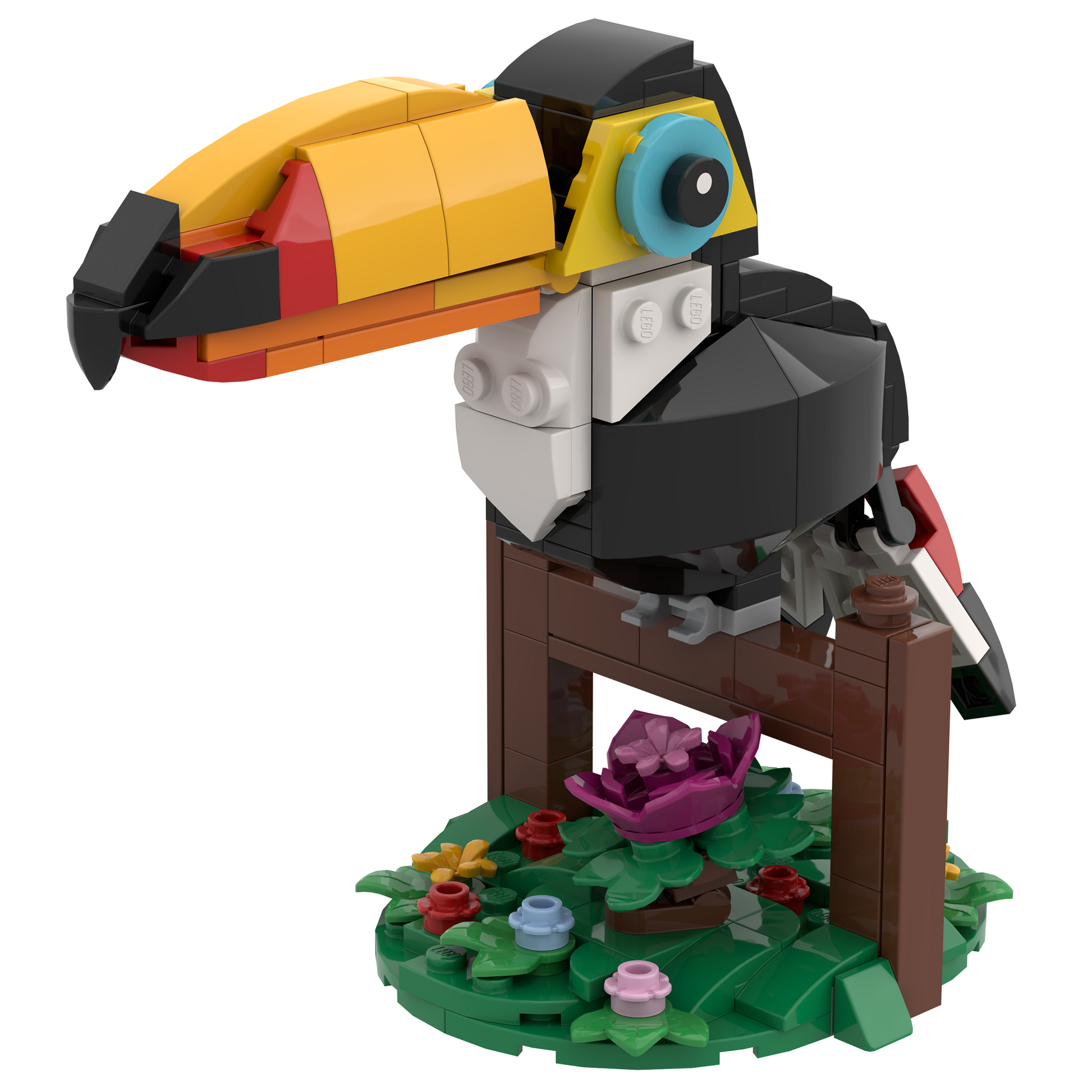 Toucan - Custom Building Set using LEGO parts B3 Customs