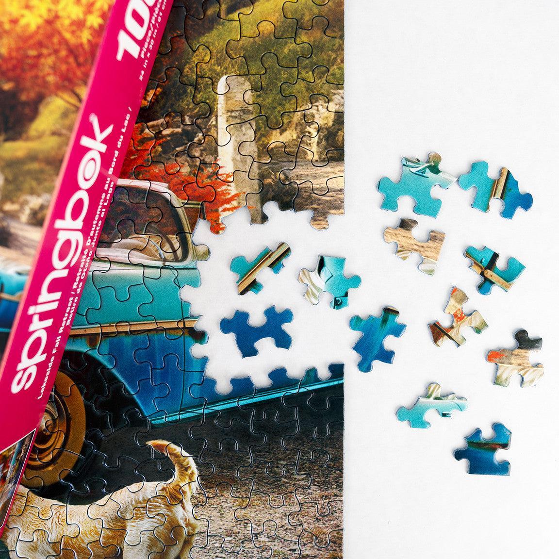 Lakeside Fall Retreat 1000 Piece Jigsaw Puzzle Springbok