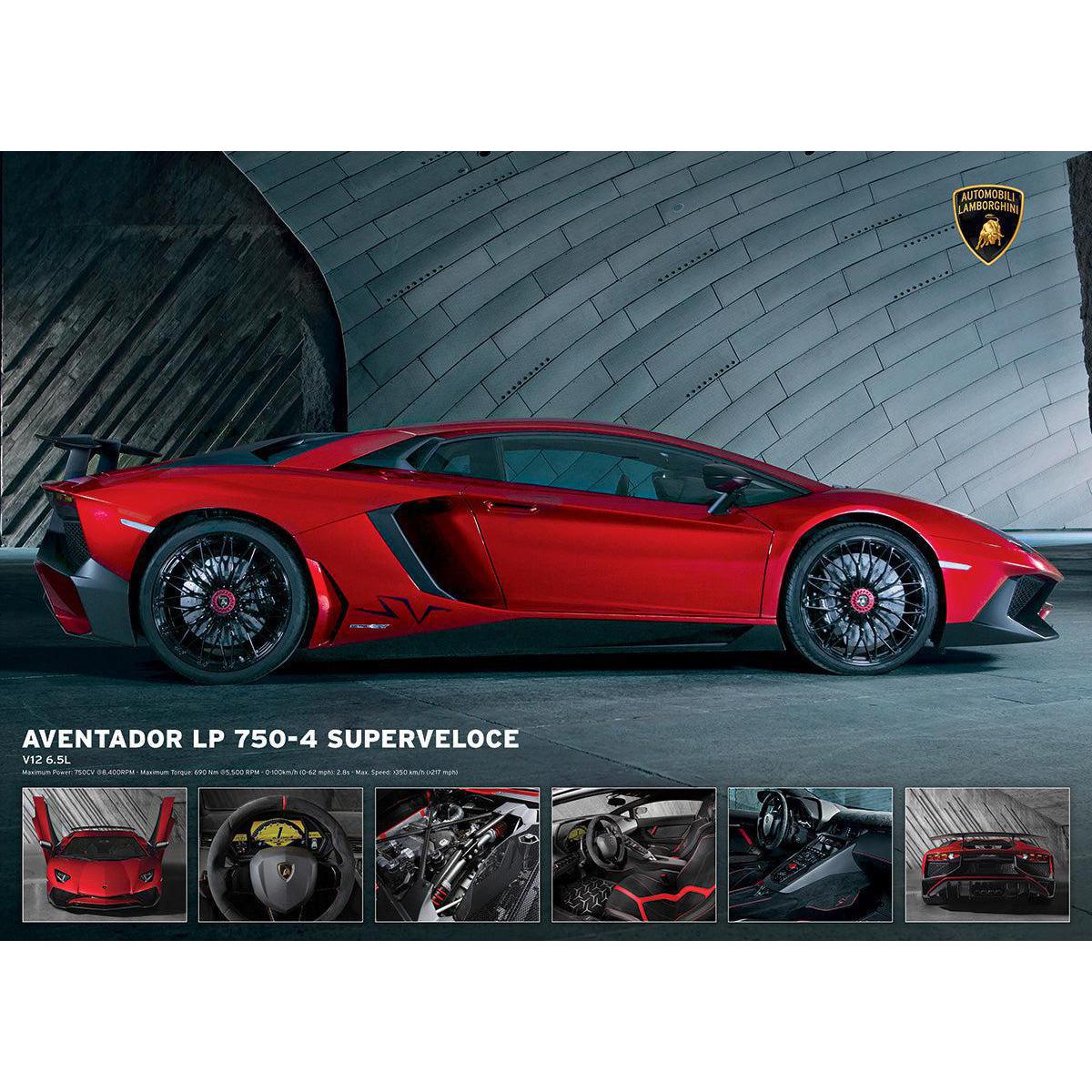 Lamborghini Aventador LP750-4 Superveloce 1000 Piece Jigsaw Puzzle Eurographics