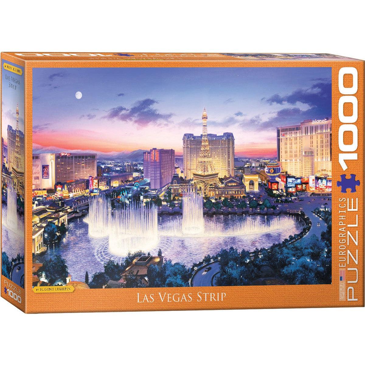 Las Vegas Strip 1000 Piece Jigsaw Puzzle Eurographics Puzzle Merchant