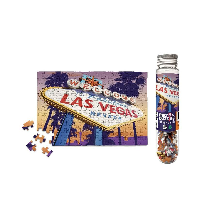 Las Vegas Sunset 150 Piece Mini Jigsaw Puzzle Micro Puzzles Puzzle Merchant