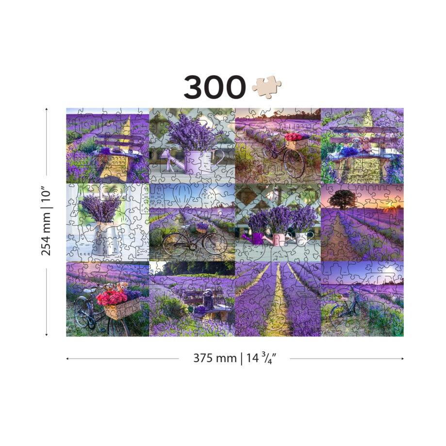 Lavender France 300 Piece Wood Jigsaw Puzzle Wooden City