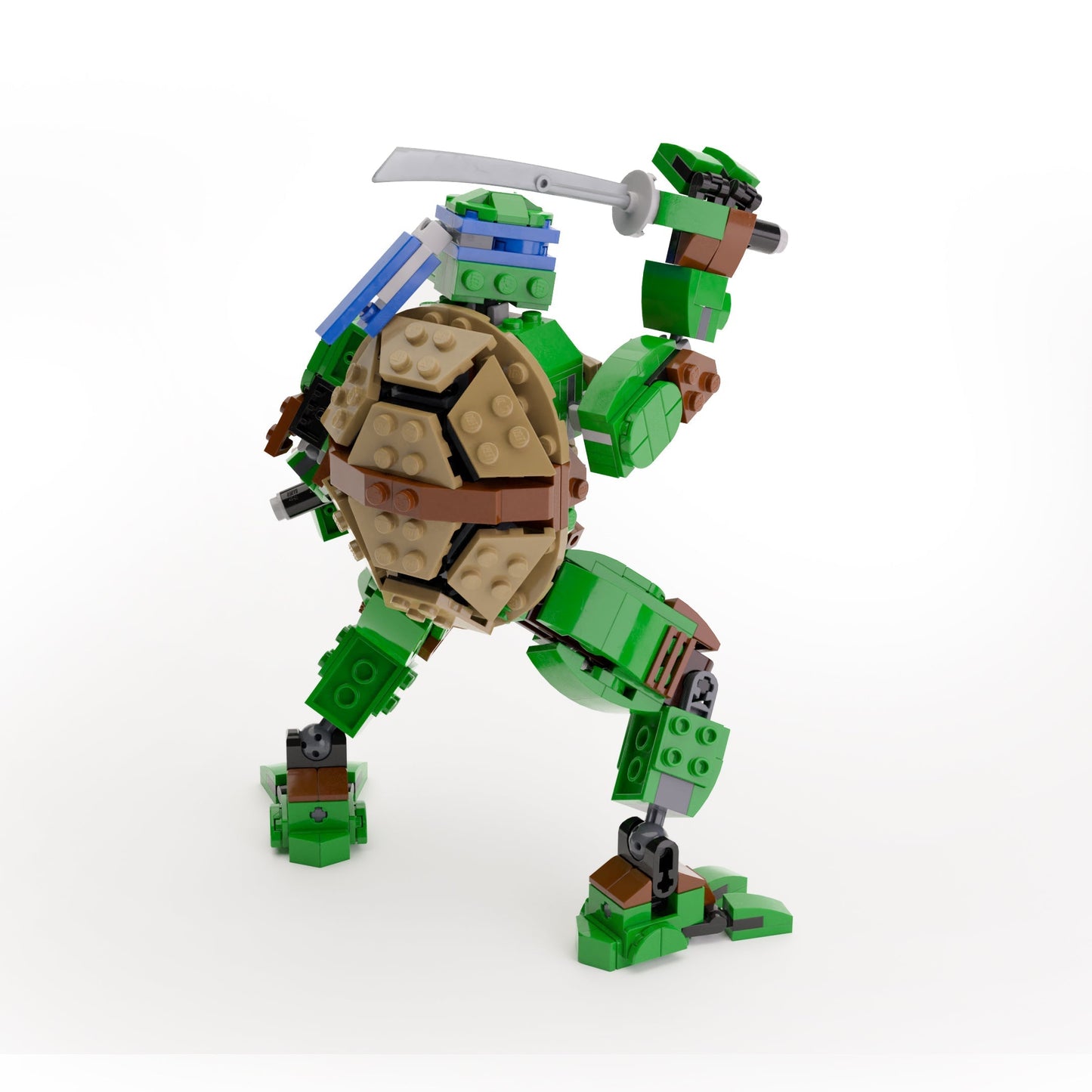 Leonardo - Custom TMNT Figure made using LEGO parts - B3 Customs B3 Customs