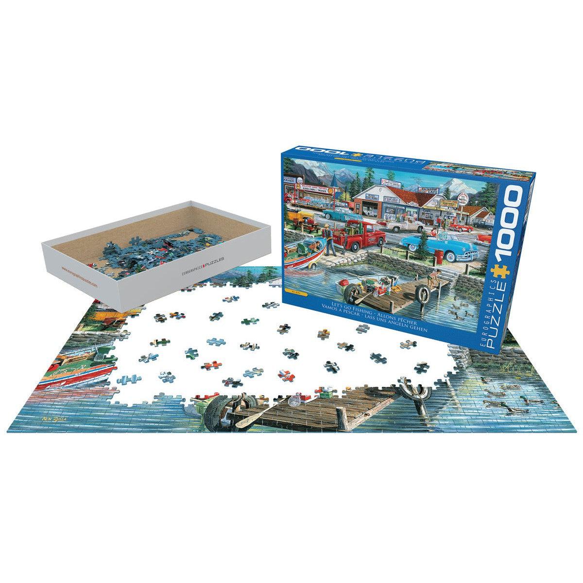 Let’s go Fishing 1000 Piece Jigsaw Puzzle Eurographics