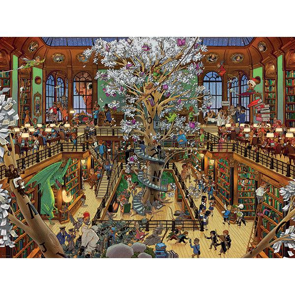 Library 1500 Piece Jigsaw Puzzle Heye