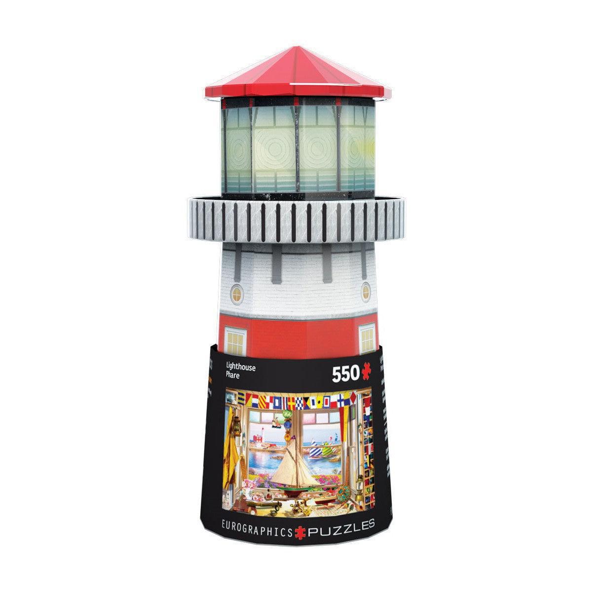 Lighthouse 550 Piece Jigsaw Puzzle in Tin Eurographics Puzzle Merchant