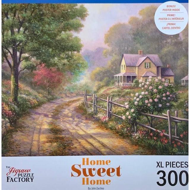 Lilac Morning Home Sweet Home 300 Piece Jigsaw Puzzle Leap Year Puzzle Merchant