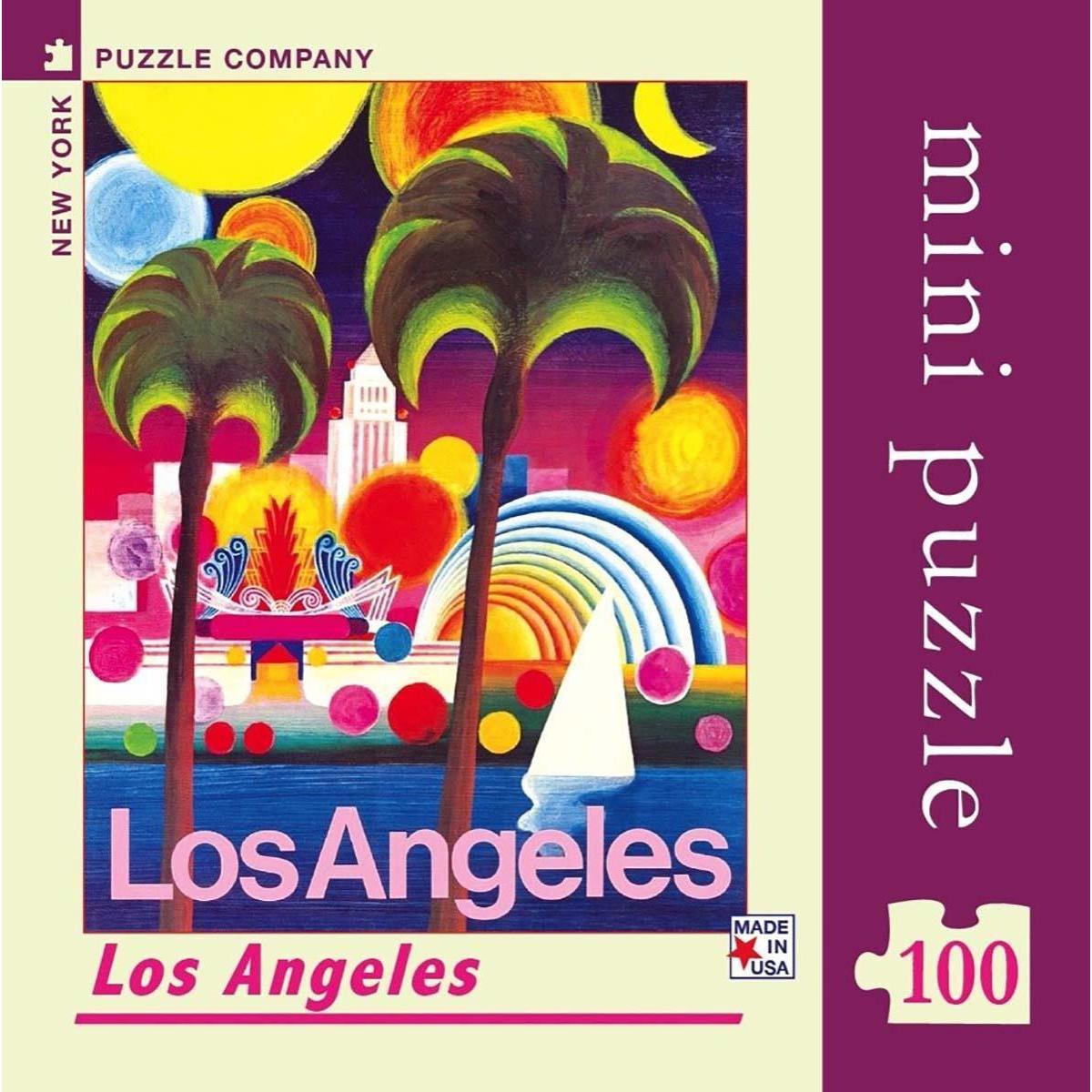 Los Angeles 100 Piece Mini Jigsaw Puzzle NYPC