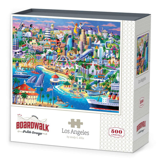 Los Angeles 500 Piece Jigsaw Puzzle Boardwalk