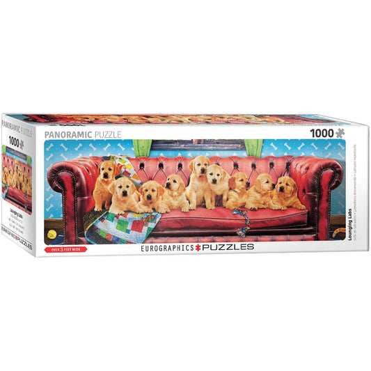 Lounging Labs 1000 Piece Panoramic Jigsaw Puzzle Eurographics