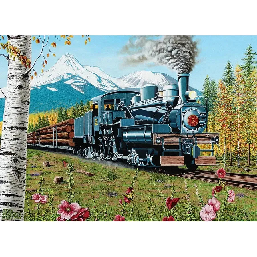 Lumbering Along 1000 Piece Jigsaw Puzzle Cobble Hill