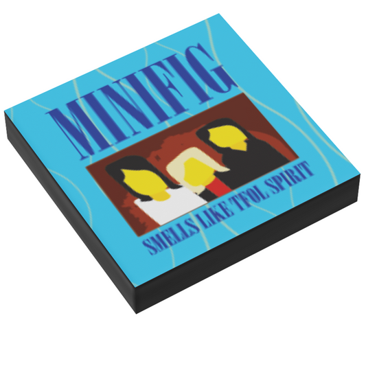 Smells Like TFOL Spirit - B3 Customs Music Album Cover (2x2 Tile) B3 Customs