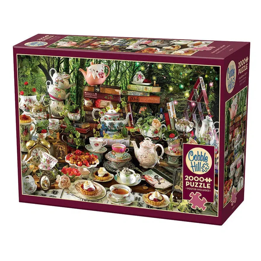Mad Hatter's Tea Party 2000 Piece Jigsaw Puzzle Cobble Hill Puzzle Merchant