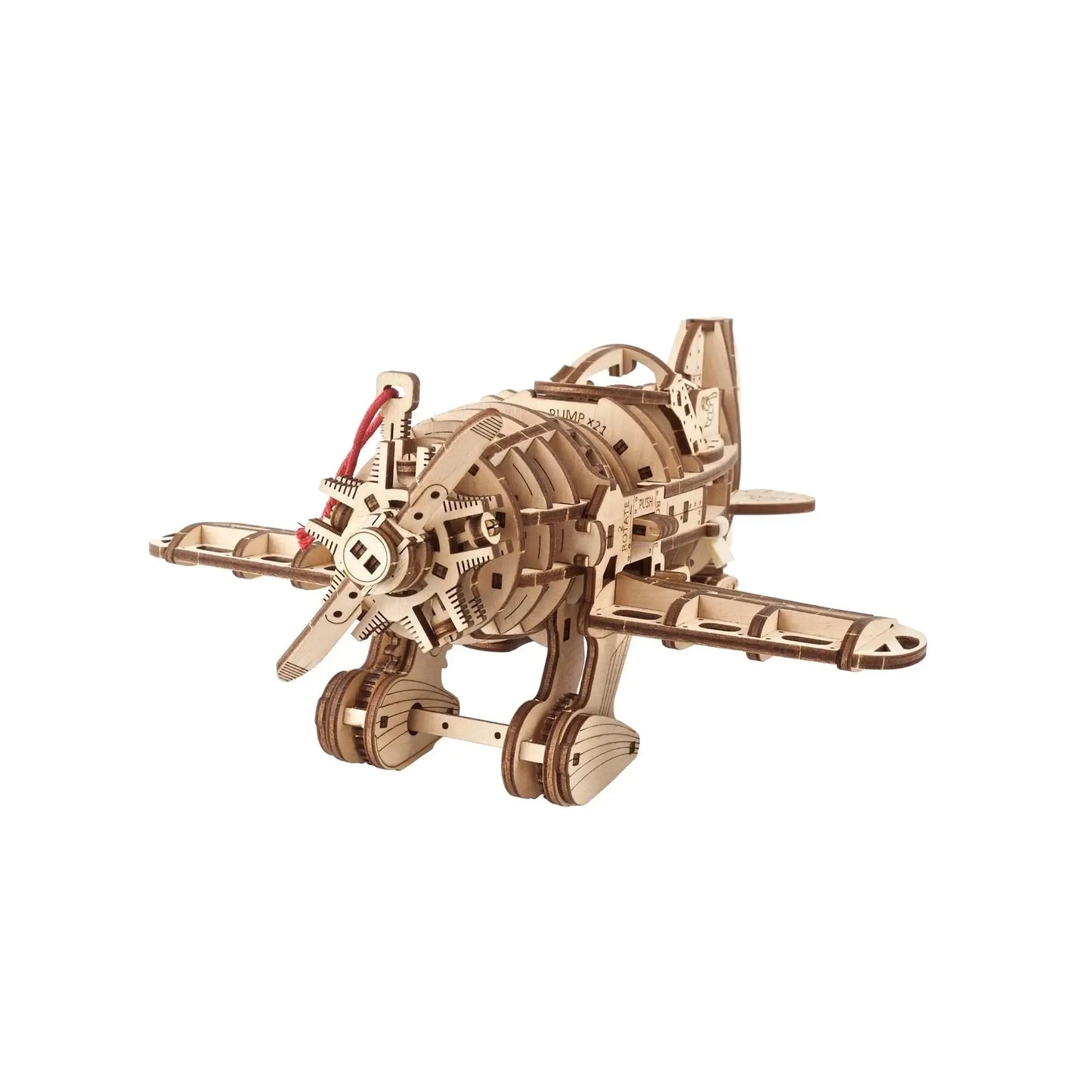 Mad Hornet Airplane 3D Wood Model Kit UGEARS