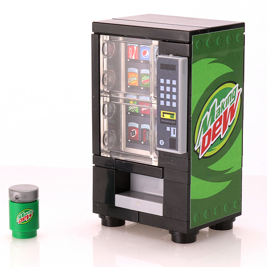 Making Dew - B3 Customs Soda Vending Machine made using LEGO parts B3 Customs