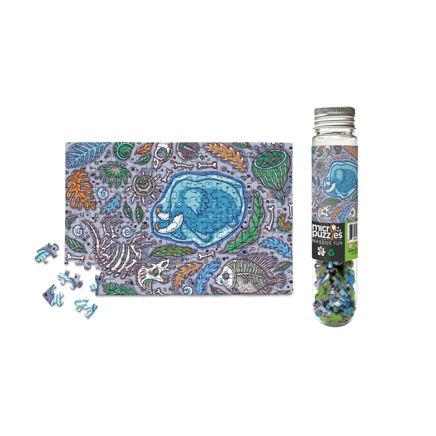 Mammoth Fun 150 Piece Mini Jigsaw Puzzle Micro Puzzles