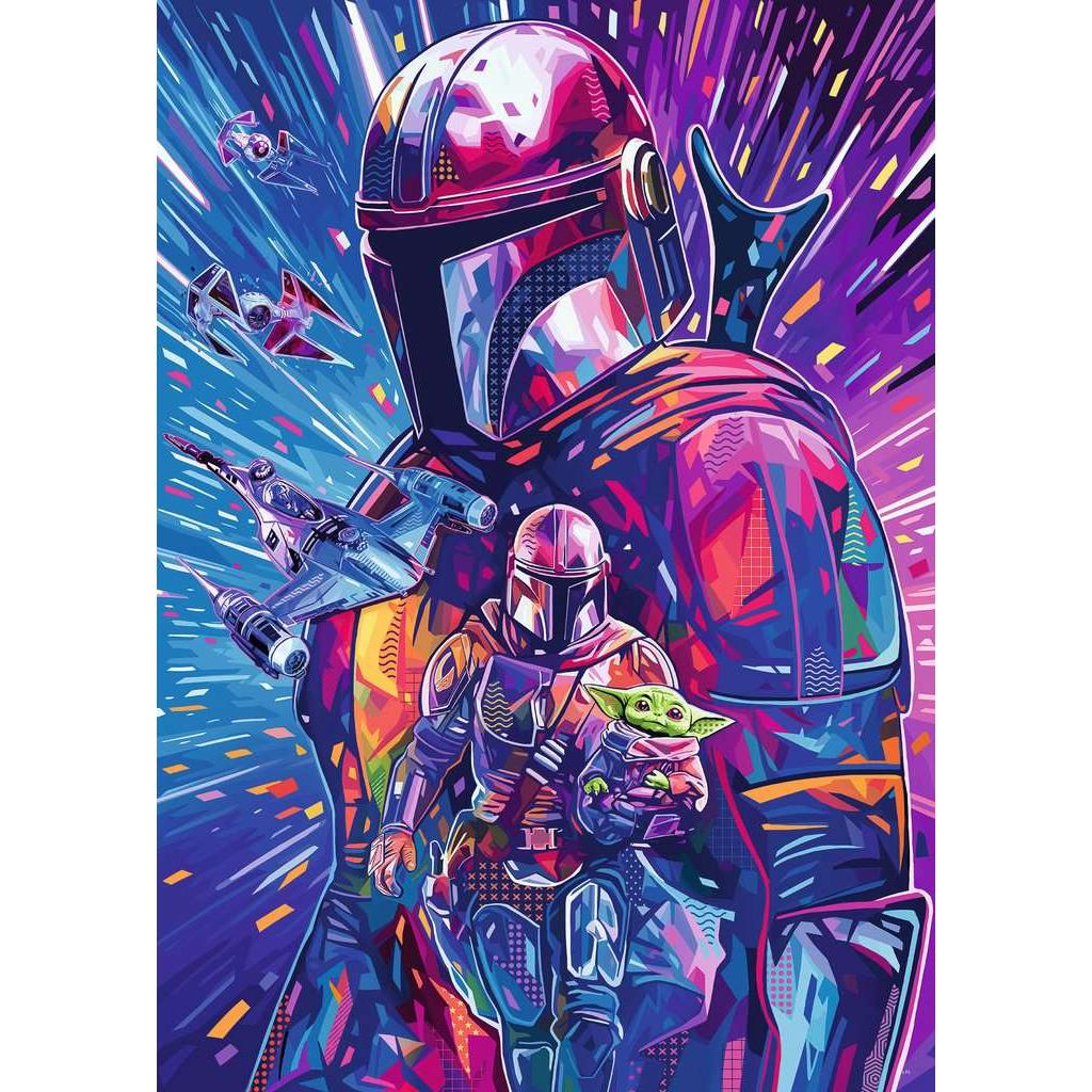 Mandalorian "Star Wars Hyperspace" 500 Piece Jigsaw Puzzle Ravensburger