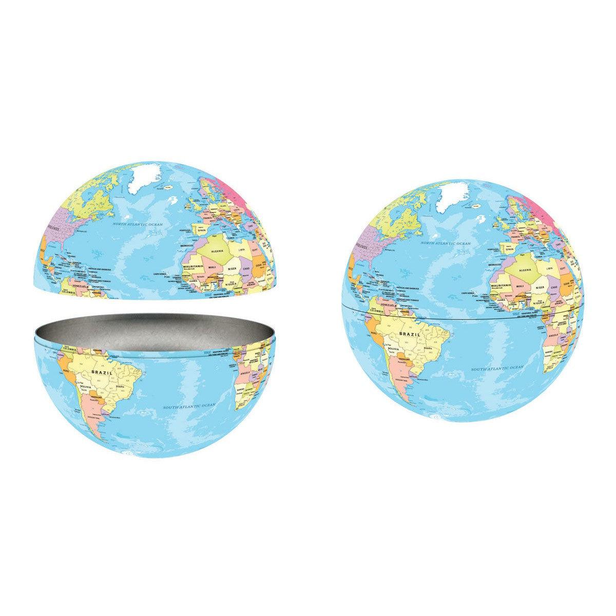 Map of the World 550 Piece Jigsaw Puzzle in Tin Eurographics