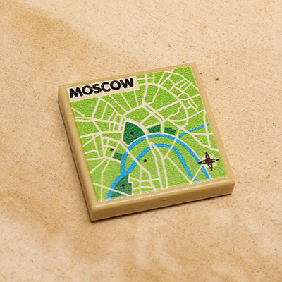 B3 Customs® Moscow, Russia Map (2x2 Tile) B3 Customs