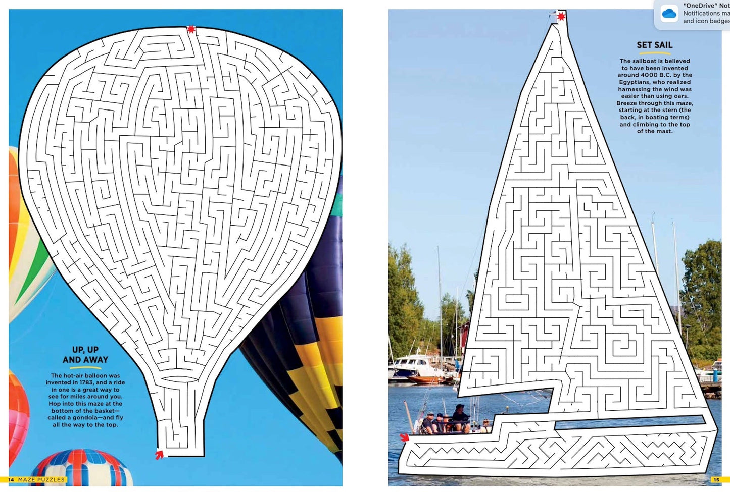 Best Of Brain Fun - Mazes: 48 Puzzles for All Skill Levels with 6 Sections of Fun! Challenge Readers and Elevates the "Maze Craze" to a Whole New Level with Real Life Images! Magazine Shop US