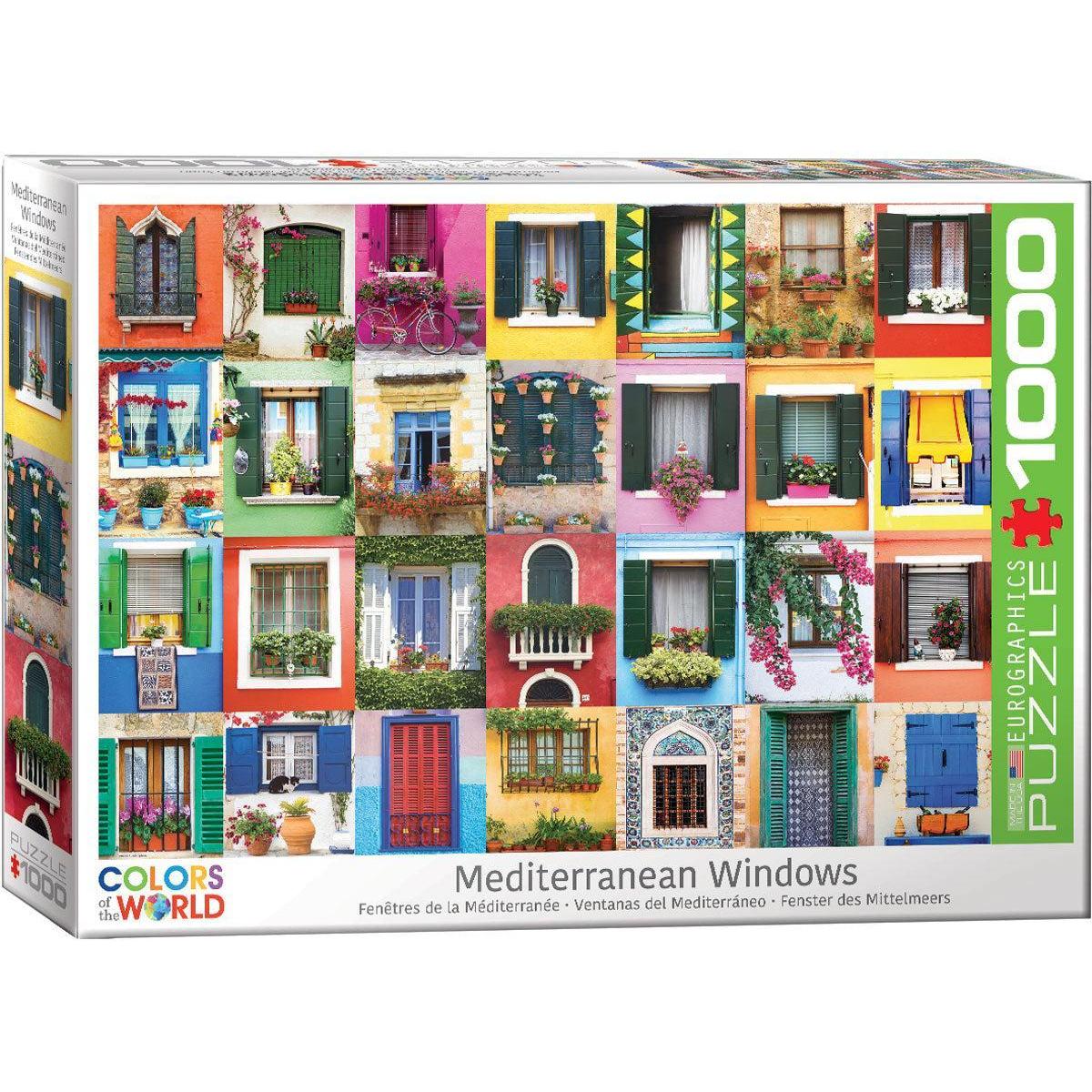 Mediterranean Windows 1000 Piece Jigsaw Puzzle Eurographics