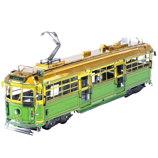Melbourne W-Class Tram 3D Steel Model Kit Metal Earth