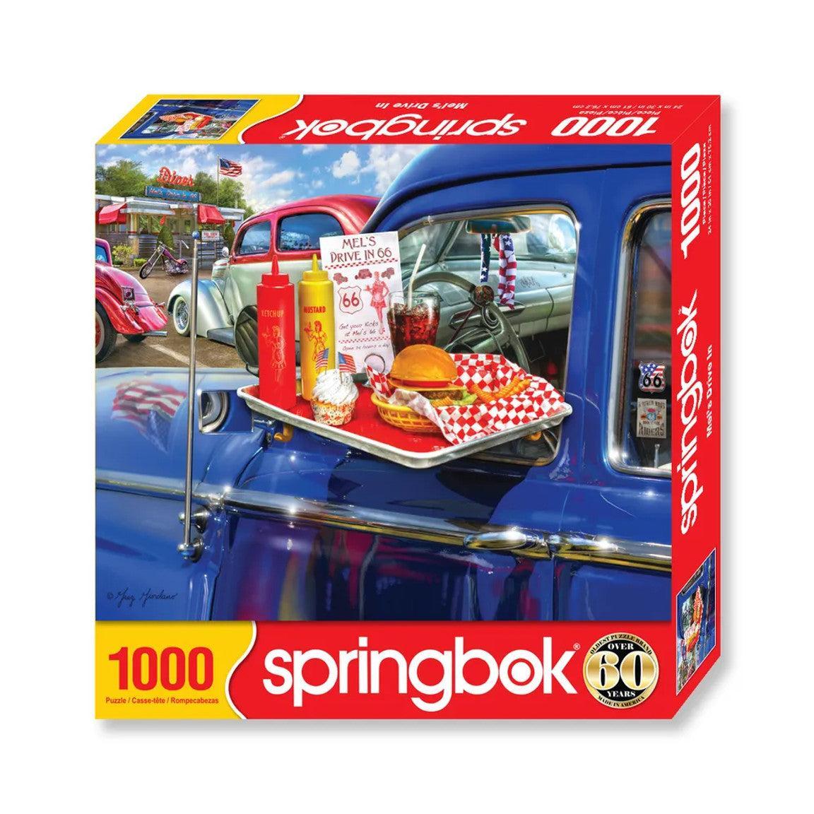 Mel's Drive In 1000 Piece Jigsaw Puzzle Springbok