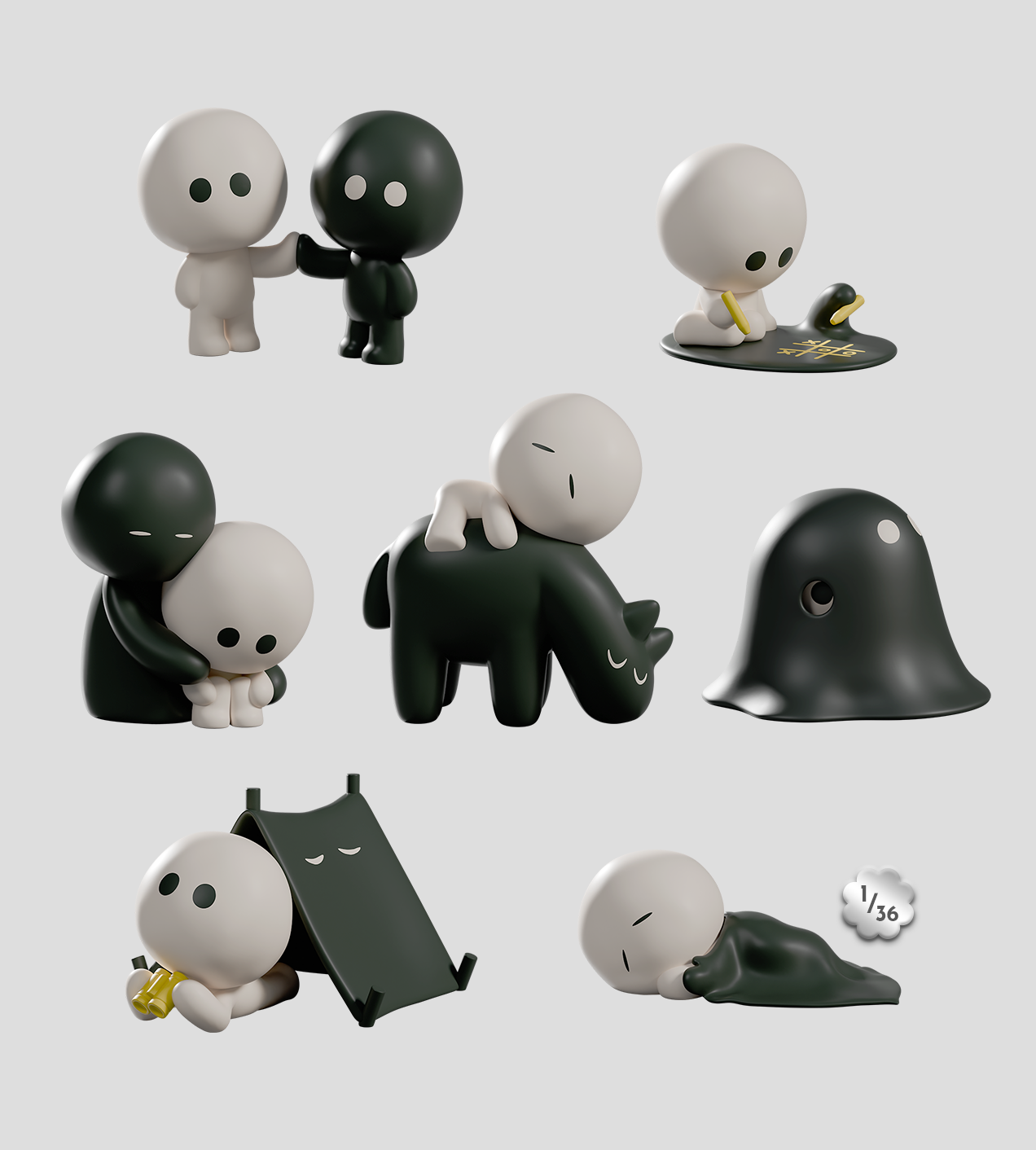 (July 2026 Restock) Kaleidos Creative: Meyanmi Shadow Blind Box Ralphie's Funhouse