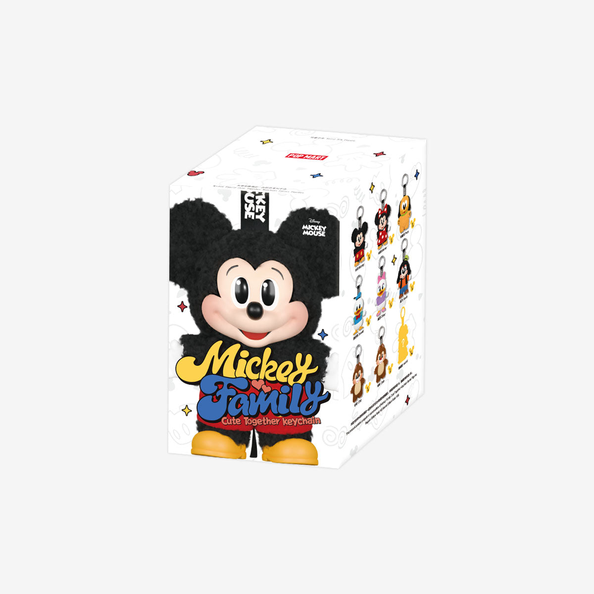 Mickey Family Cute Together Keychain Series Figures Single Blind Box Labubu Loot