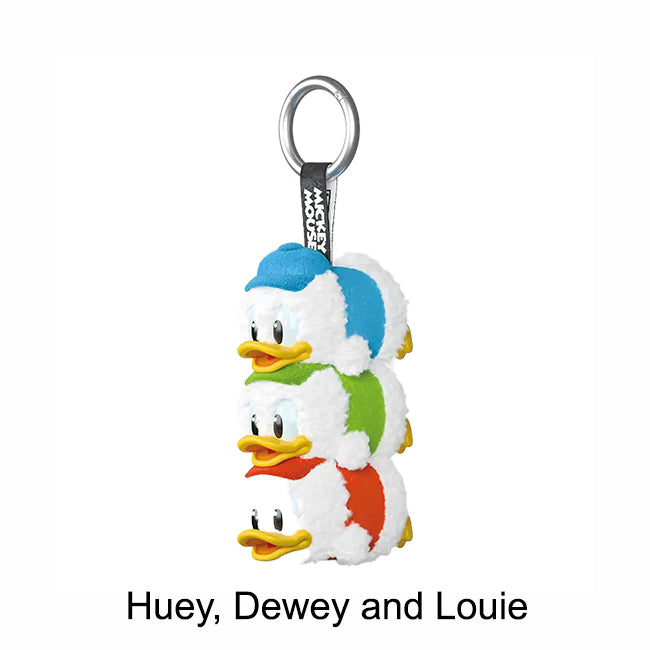 Mickey Family Cute Together Keychain Series Figures Huey, Dewey and Louie Labubu Loot