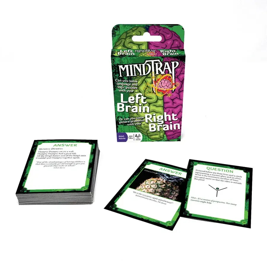 MindTrap: Left Brain Right Brain - Logic & Picture Puzzle Game - Outset