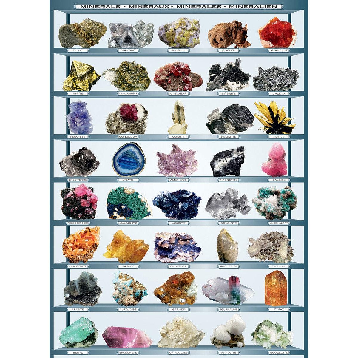 Minerals 1000 Piece Jigsaw Puzzle Eurographics