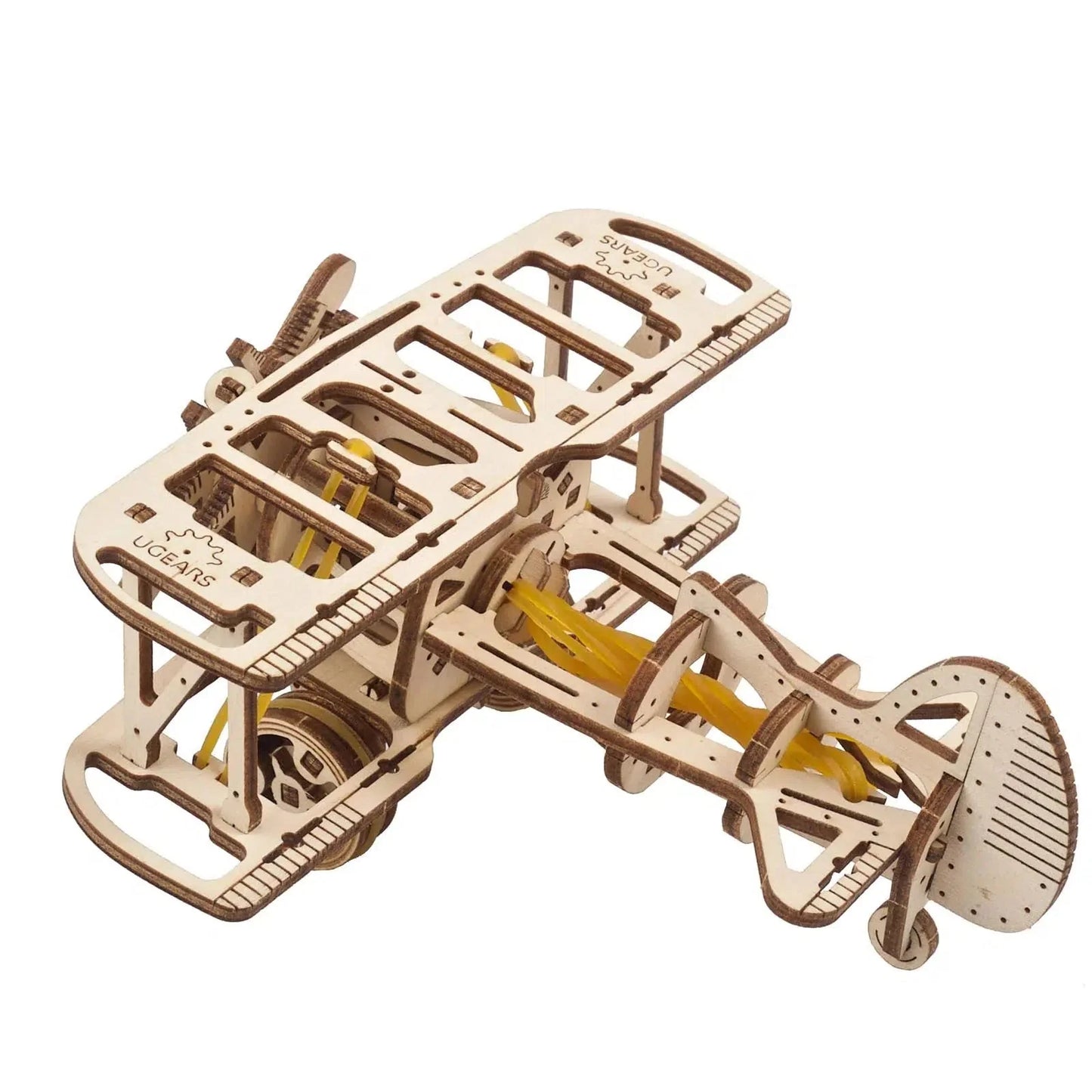 Mini Biplane 3D Wood Model Kit UGEARS