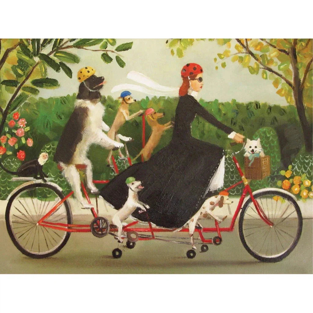 Miss Moon's Bike 1000 Piece Jigsaw Puzzle NYPC
