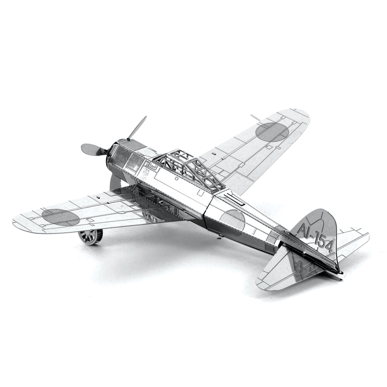 Mitsubishi Zero 3D Steel Model Kit Metal Earth