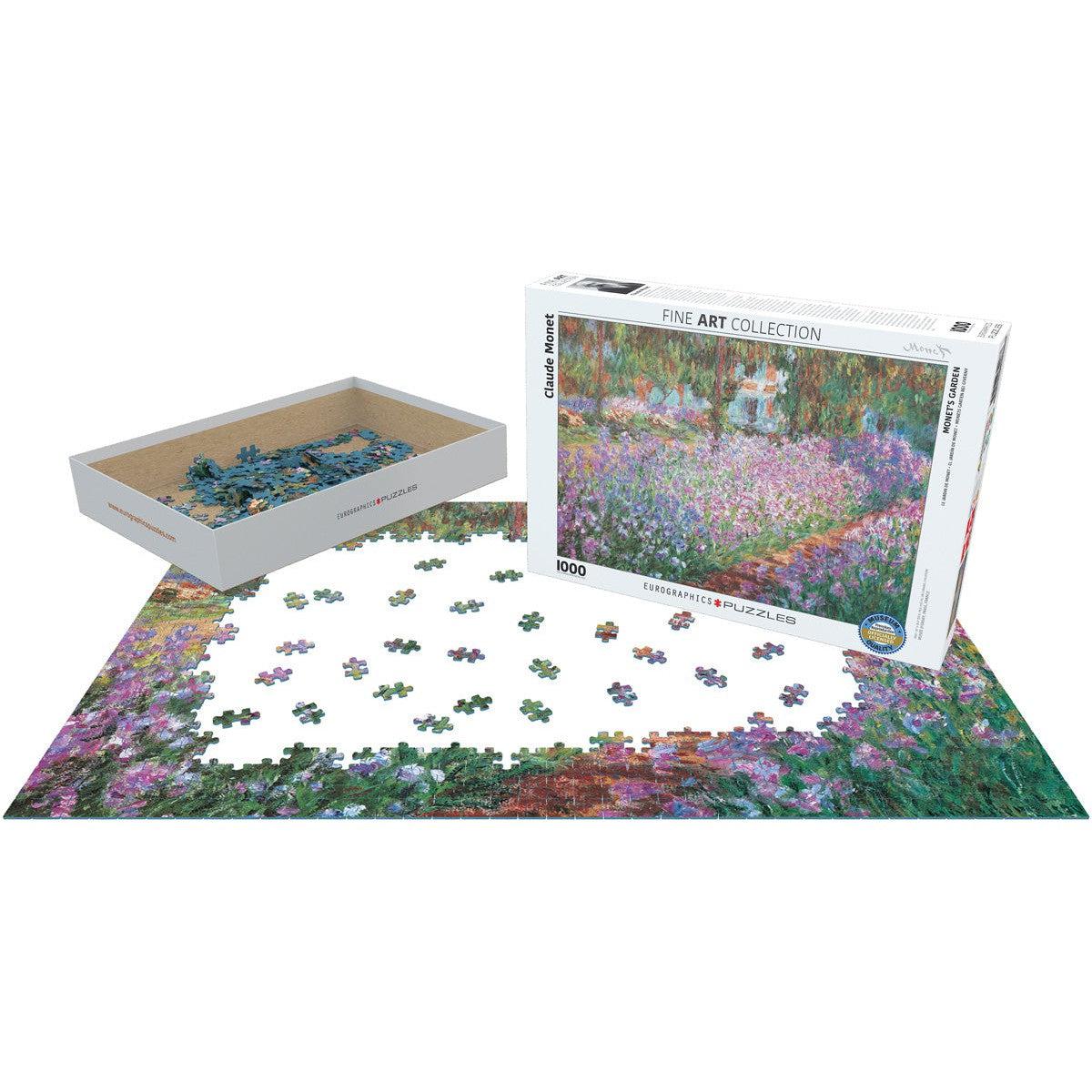 Monet's Garden 1000 Piece Jigsaw Puzzle Eurographics