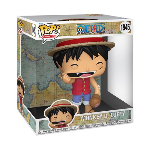 One Piece Monkey D. Luffy with Meat Jumbo 10-Inch Funko Pop! Vinyl Figure #1945 Moliner Games