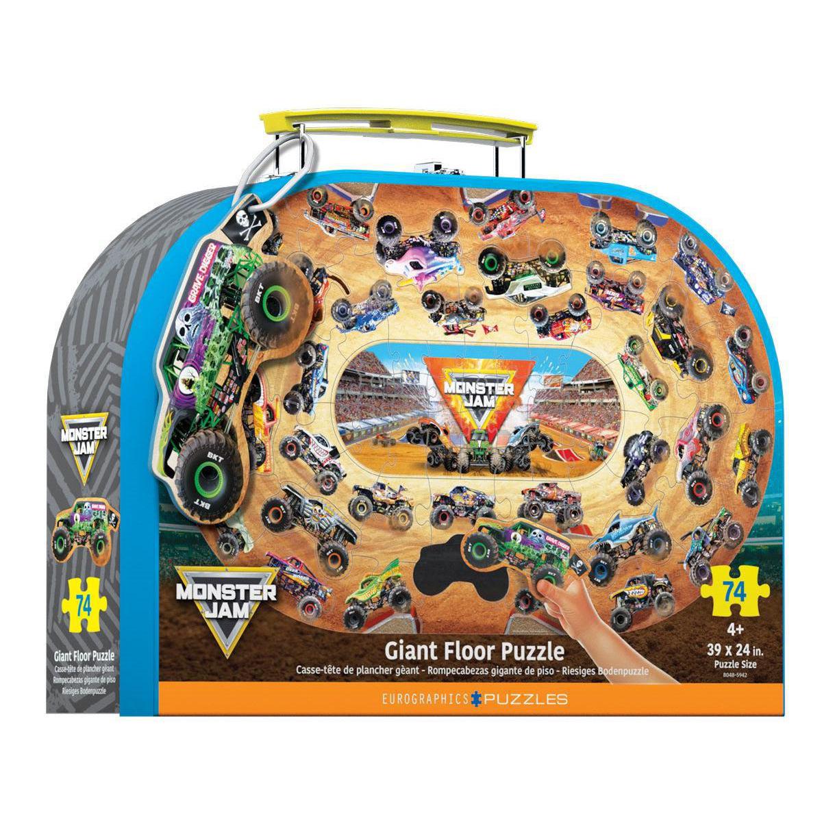 Monster Jam 74 Piece Giant Floor Jigsaw Puzzles Eurographics