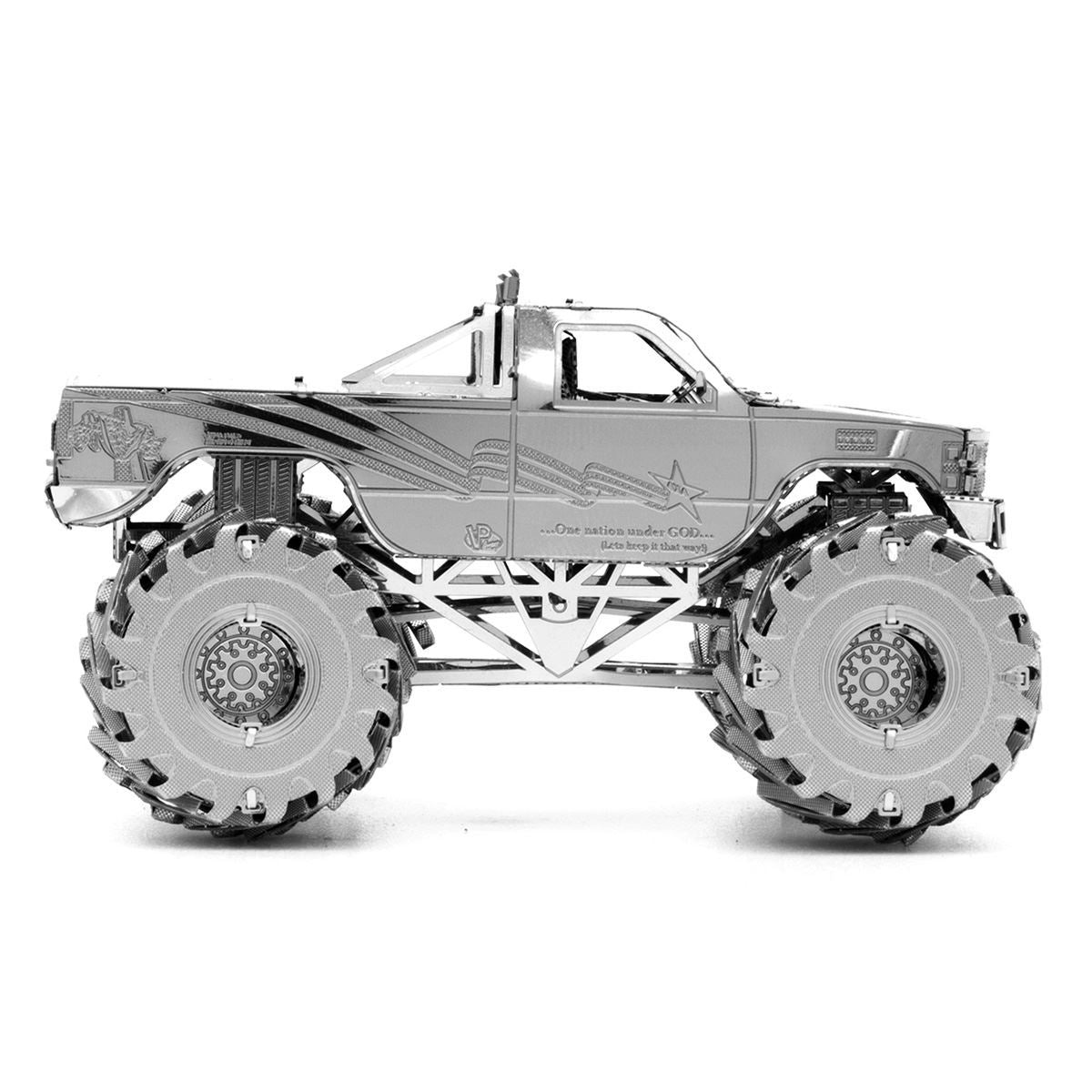 Monster Truck 3D Steel Model Kit Metal Earth