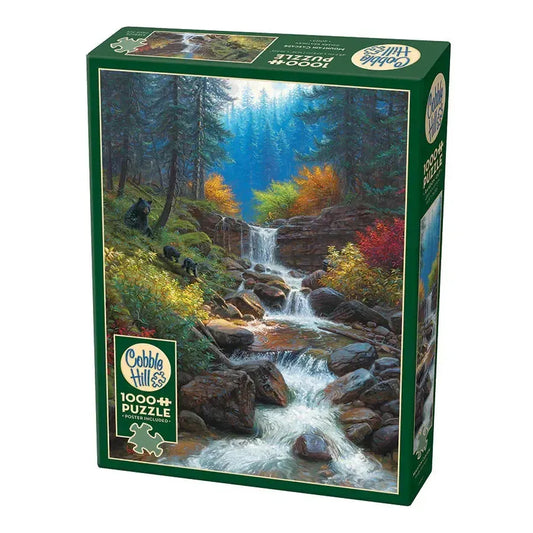 Mountain Cascade 1000 Piece Jigsaw Puzzle Cobble Hill