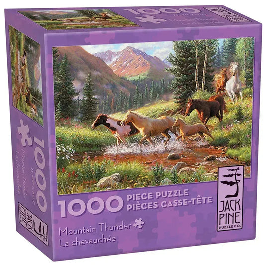 Mountain Thundaer 1000 Piece Jigsaw Puzzle Jack Pine