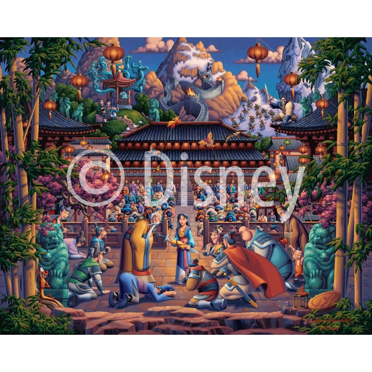 Mulan The Face in the Mirror 500 Piece Jigsaw Puzzle Disney x Dowdle